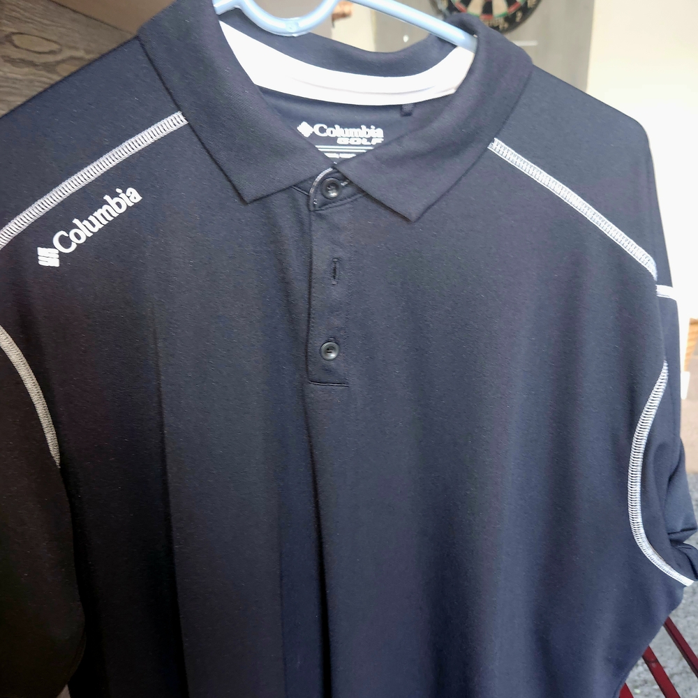 Columbia Men's Black Polo Shirt